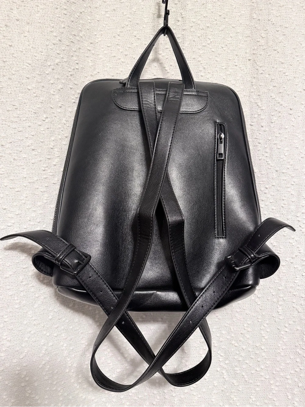 Pink Cove Black Backpack - Minimal Everyday Bag